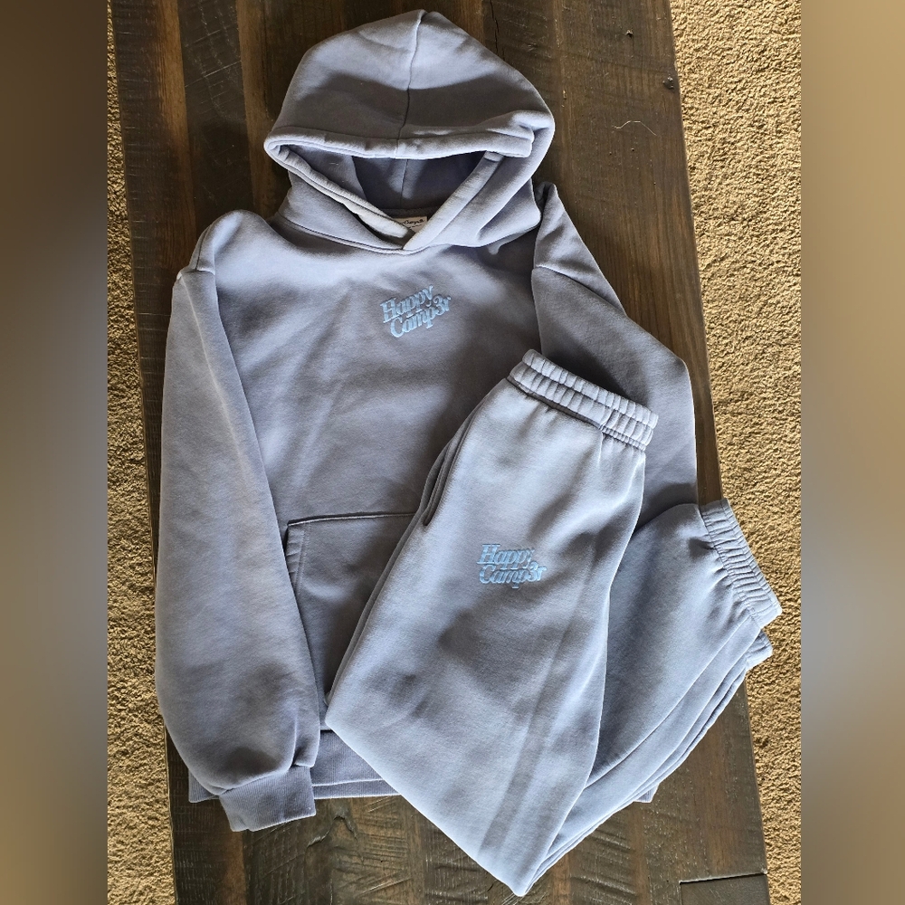 Hazy Lavender Hoodie & Jogger Set - Happy Camper